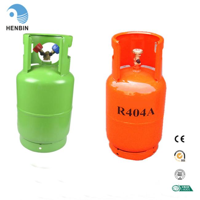 99.8% 12L R404 Refrigerant Gas with Recyclable Cylinder