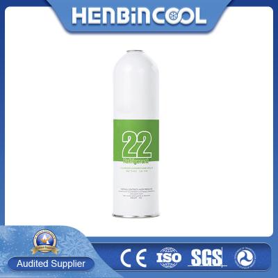 China 1kg R22 Refrigerant Two Slices Can 1000g Gas 99.90%-99.97% Purity for sale