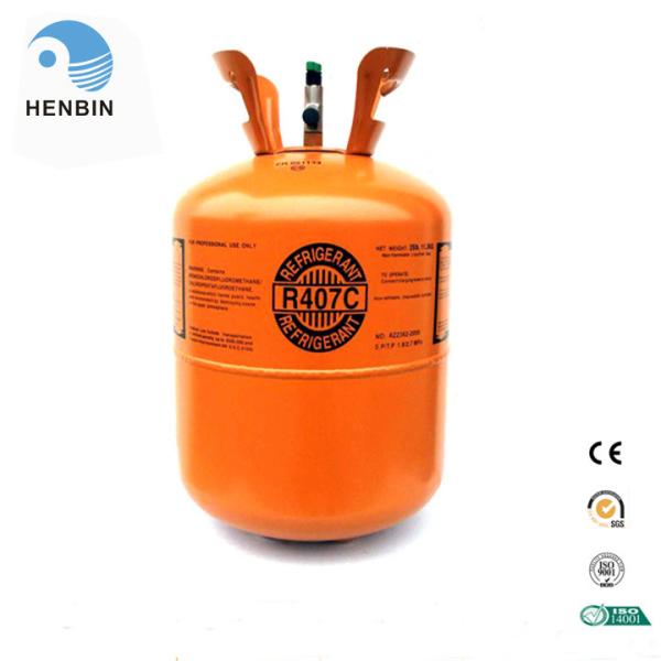 Quality Colorless 11.3kg R407c Refrigerant Gas Can Refrigerant Gas 407c for sale