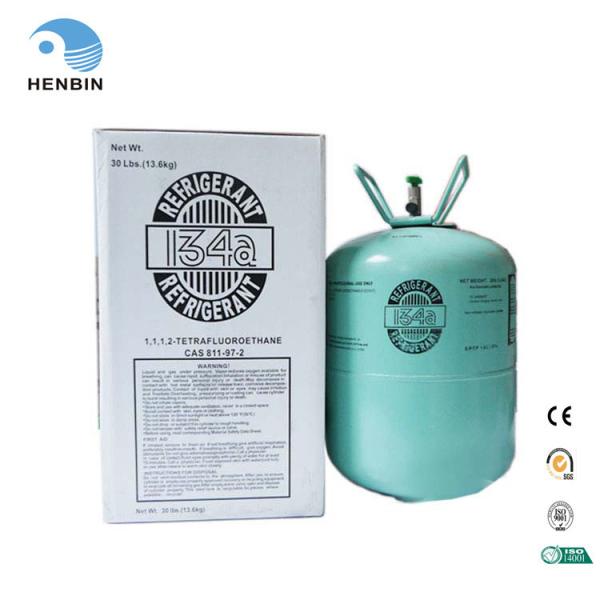Quality 99.99% Purity R134a Refrigerant 30 Lb Disposable Cylinder Refrigerant for sale