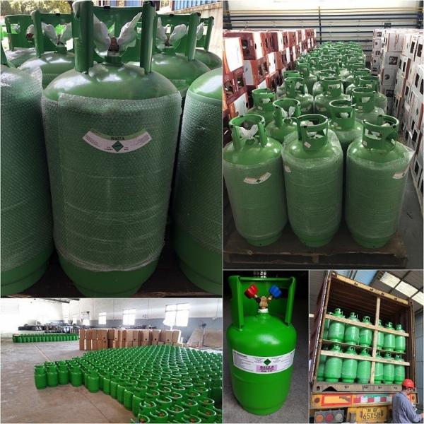 Quality 99.8% Purity R404 Refrigerant Gas 1L High Pressure Can for sale