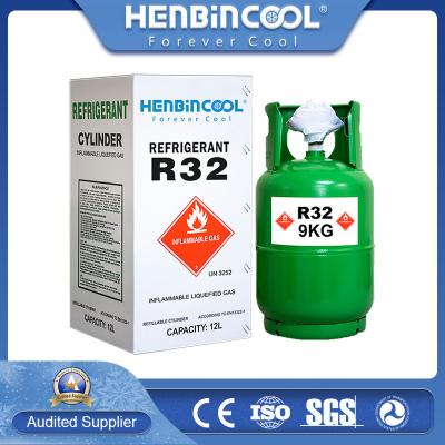 China Industry Refrigerant R32 10kg Refrigerant 99.9% R32 HFC Refrigerant for sale
