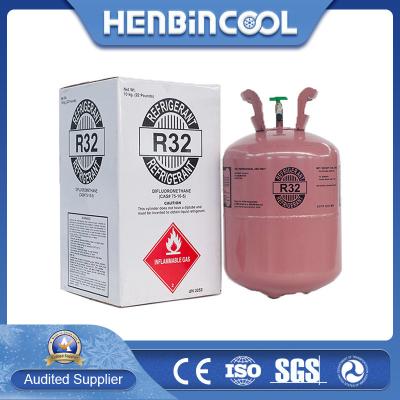 China 99.9% CH2f2 HFC R32 Refrigerant 13.6kg Refrigerant Flammable for sale