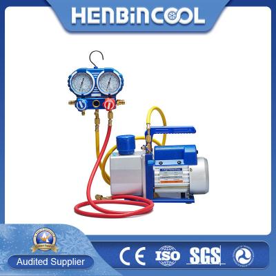 China 0.3pa Double Stage Rotary Vane Vacuum Pump 220V 50HZ 2 Stage Vacuum Pump for sale