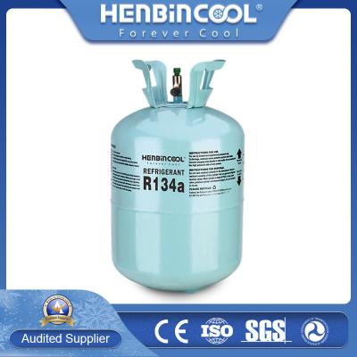 China 99.99% Purity R134a Refrigerant 30 Lb Disposable Cylinder Refrigerant for sale