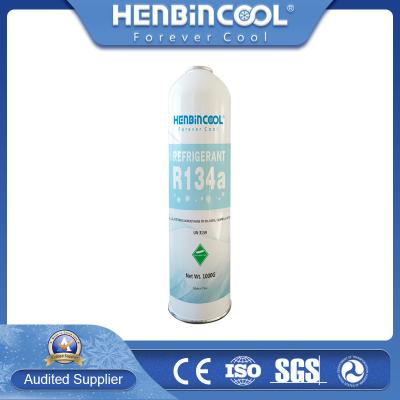 China Purity 99.99% R134A Refrigerant Gas R134a 13.6 Kg Disposable Cylinder for sale