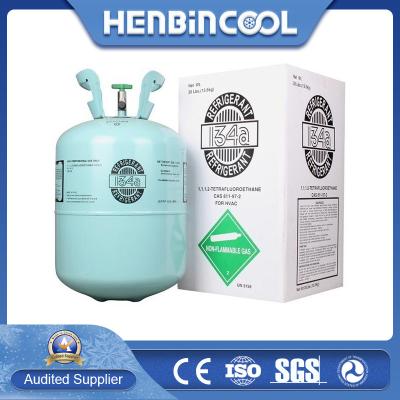 China 13.6 kg de refrigerante HFC de cilindro desechable con freón R134A de 30 libras en venta