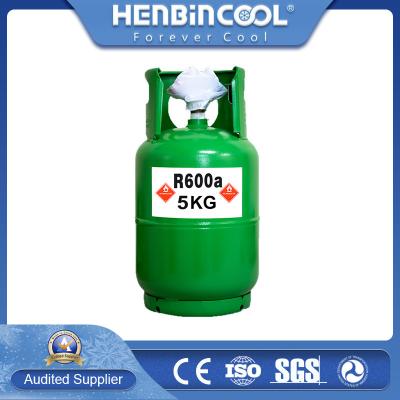 China 14.3LB 6.5Kg Environment Protective Refrigerant AR600A Fridge Gas R600a for sale