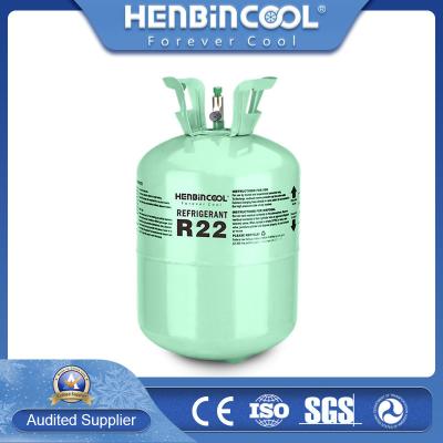 China Alta pureza 99,99% R22 Refrigerante inodoro HCFC Refrigerante 22 Freão à venda