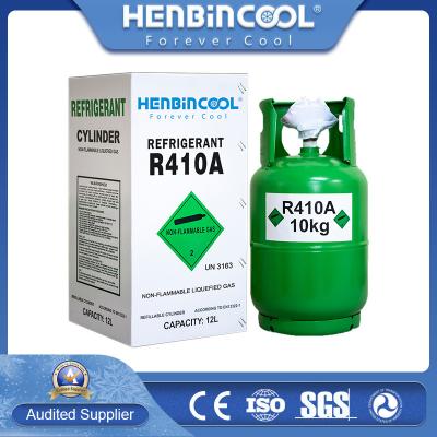 China High Purity 11.3kg R410A Refrigerant Air Conditioner R410a 25lbs for sale