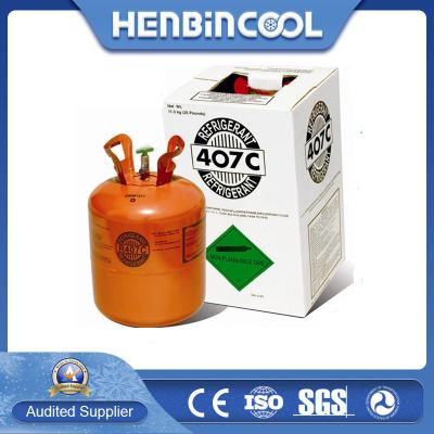 China R407c 99.5% HVAC Refrigerant 11.3kg Air Conditioner Refrigerant for sale