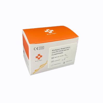 China PCR TaqMan Respiratory Viral SARS CoV 2  Influenza A B Nucleic Acid Detection Test Kit for sale