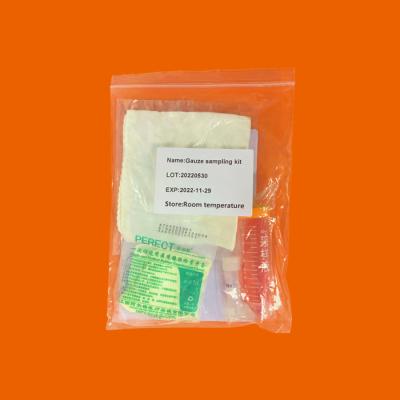 China Disposable Gauze Sampling Kit 50ml Microbiological Swab Test Kits for sale