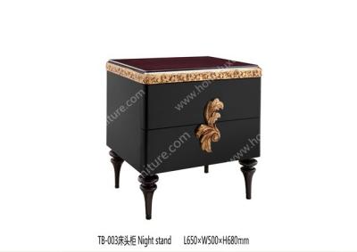 Китай Прикроватный столик TB-003 грандиозной мебели спальни дворца деревянный продается
