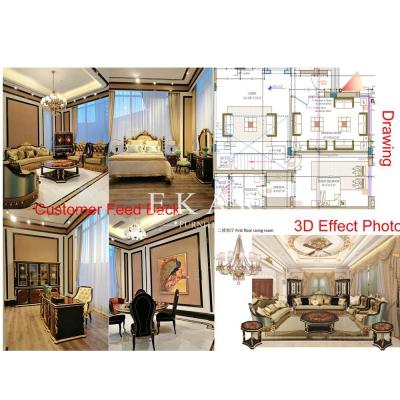 China Luxury house interior furniture one-stop furniture services living room bedroom dining room Furniture for sale