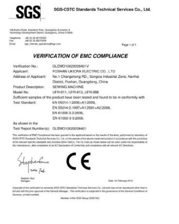CE - Foshan Youlijia Electrical Appliance Co., Ltd