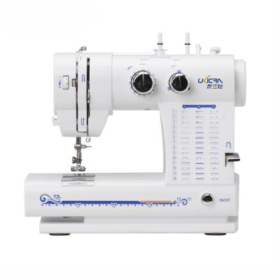 China Adjustable Stitch Length Flat-Bed Mini Portable Sewing Machine for Button-Hole Sewing for sale