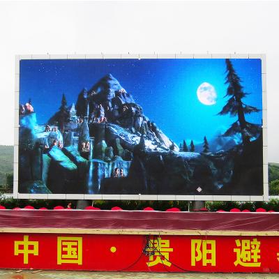 China Electronic P10 Outdoor Full Color LED Display 5500cd Each Square for sale