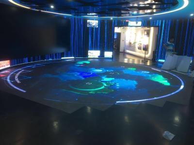 China High Definition Floor Tile Screen P4.81 Indoor Led Display Comes With Interactive Sensor for sale
