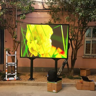 China Exposição eletrônica impermeável exterior de cor completa da propaganda da exposição de diodo emissor de luz P4 à venda