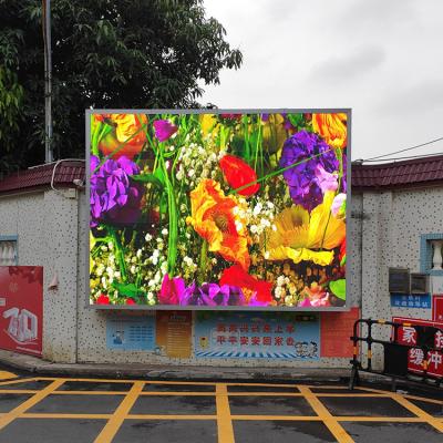 China P8 Outdoor Fixed LED Display Full Color Bulletin Notice Board Publicity Square School Park for sale