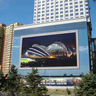 China Caja a todo color al aire libre grande 192*192m m de la prenda impermeable del tablero de la pantalla LED P6 en venta