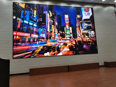 Cina 3840HZ video schermo principale dell'interno di rivelazione del mercato dei valori mobiliari dell'esposizione di LED della parete P1.875 in vendita