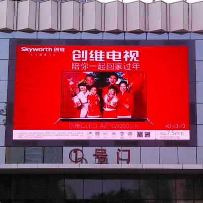 China Commercial Led P4 Outdoor Fixed LED Display Video Wall Brightness 5500cd Per Square for sale