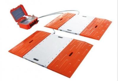 China Cabled Type Truck Axle Scales , Vehicle Weight Scales Alloy Aluminum Material for sale