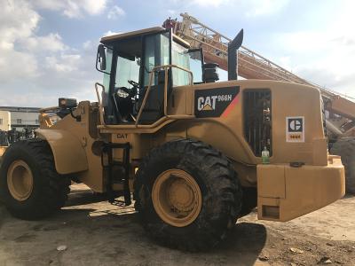 China New Paint  Used CAT Loaders , Wheel Loader Cat 966h Well Maintenance A/C Cabin for sale