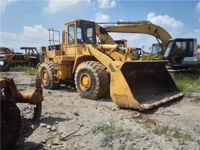 China 966E Used CAT Loaders , 24V Compact Wheel Loader 4 Forward / Reverse Gears for sale