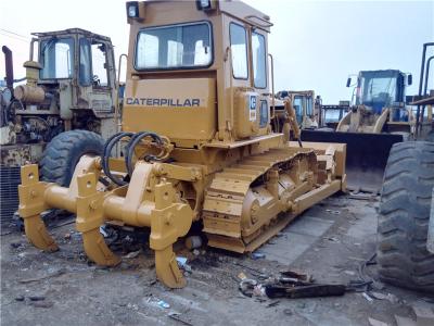 China New Paint Used CAT Bulldozer D6D , Heavy Equipment Dozer New Track Shoes 3 Shanks Ripper for sale