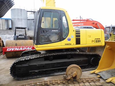 China PC220-6 Used KOMATSU Excavator New Paint Used Construction Machinery No Oil Leakage for sale