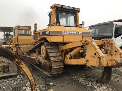 China Single Ripper Used Crawler Bulldozer CAT D7H Original Paint Good Undercarriage for sale