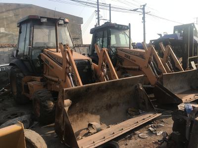 China  4-390 Second Hand Backhoe Loaders 580l With 75hp Engine Power for sale