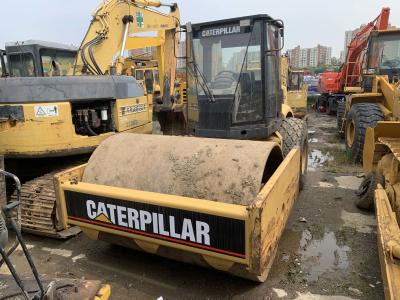 China Used Caterpillar CS-583D Single Drum Road Roller 6.6L Displacement for sale