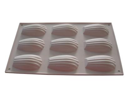 China 9inch Madeleine Silicone Mold Heat Resistant Silicone Cheesecake Mould for sale