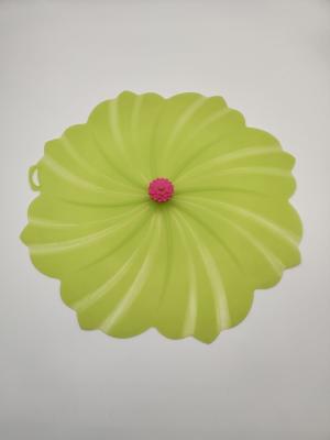 China 2 Size Silicone Lid Cover Flower Shaped Reusable Silicone Dish Covers ODM for sale