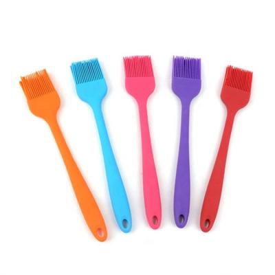 China SGS Silicone Tableware Set Cooking Oil Pastry Brush Basting Baking for sale