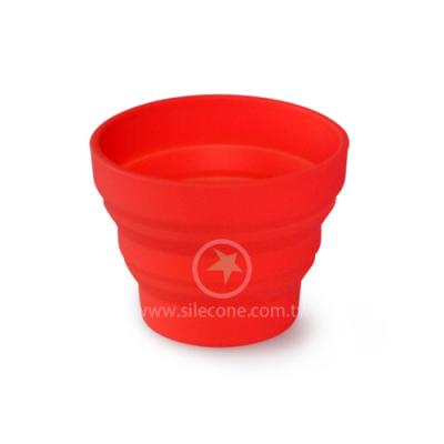 China Reusable BPA Free Silicone Drinking Cups Foldable Travel Mug Rolican for sale