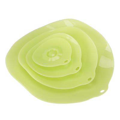 China OEM / ODM Flexible Silicone Lid Cover 4 Sizes For Bowl / Cup for sale
