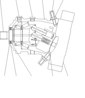 China Komatsu Excavator Travel Motor 416-18-31701 WA150-5 Final Drive WHEEL LOADERS Aftermarket for sale