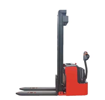 China 1 Tons 2  Tons Standing Driving Counter-balance Electric Pallet Stacker  Forklift for sale