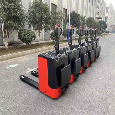 China Hydraulische elektrische pallettruck Amerikaanse CURTIS gemotoriseerde pallet jack Te koop