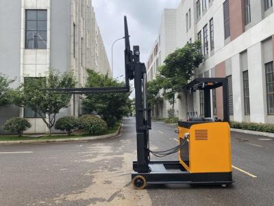 China 2/1X tires Electric Pallet Stacker 2500 KG Pedestrian Reach Stacker for sale