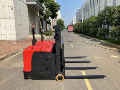 China 1500 kg elektrische pallettruck 2500 mm hefhoogte elektromagnetisch remmen Te koop