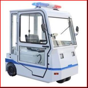 China Seated Electric Powered Tractor Trailer 6000kg Brushless Forward And Backward for sale