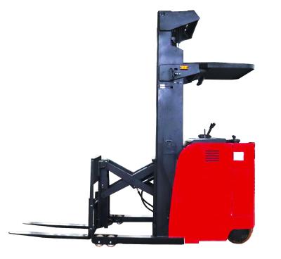 China 1.5 Ton Narrow Aisle Reach Truck with Single Scissor Lifting Height 6 Meters for sale