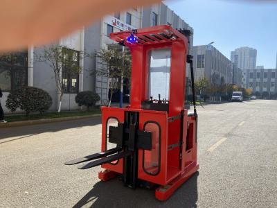 China 1500 KGS Upgoing Order Picking Carts Forklift For High Level Shelves Light Cargo Handling for sale