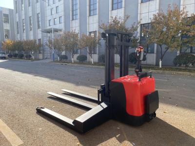 China Customization Electric Pallet Stacker Forklift Truck Walking Handle Tape 3000 KGS Te koop